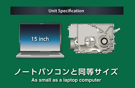 ノートパソコン（15インチ）に隠れるサイズ感
