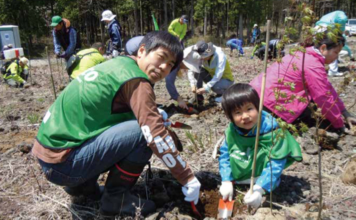 Mt. Fuji Foothills Beech Forest Creation Project